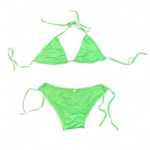 Neon Green 2pc Dancewear Bikini - S/XS